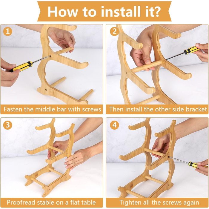 Багатоярусна фруктова миска з кераміки для кухні, 3 яруси, з дерев'яними підставками, для овочів, фруктів, снеків, декор