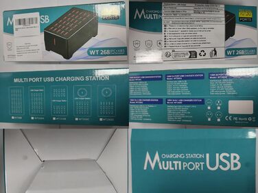 USB-станція зарядки 30 портів 150W/30A для смартфонів, планшетів та інших пристроїв