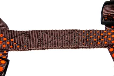 Нашийник Karlie Art Sportiv Plus для собак, розмір L (90-120 см), ширина 25 мм, XL (15 мм), сірий з крапками