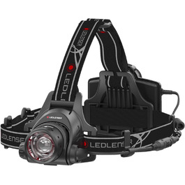 Ліхтар налобний Ledlenser H14R.2, LED, акумуляторний, 1000 люмен, до 35 годин, червоне світло, фокусування однією рукою