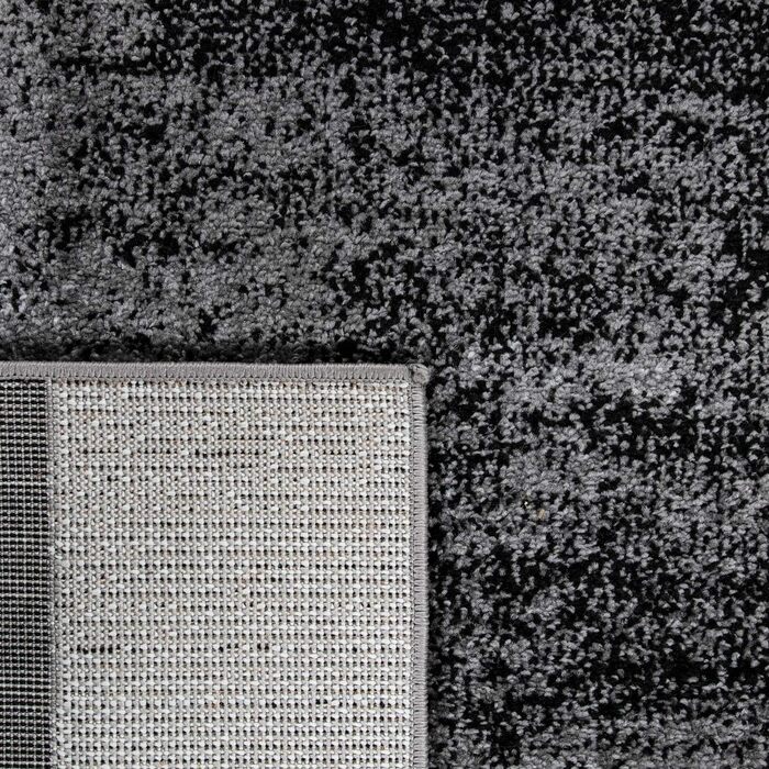 Paco Home Rug Living Room Vintage Short Pile Bedroom Geometric Design Modern, Size: 60x100 cm, Color: Grey