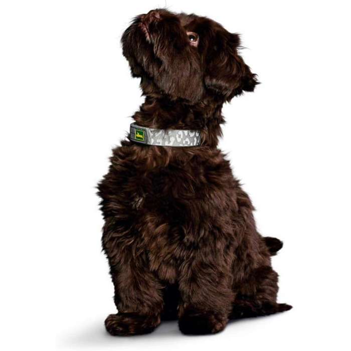 Світловідбиваючий ошийник для тварин Convenience Reflect Glow L (60), білий з леопардовим принтом