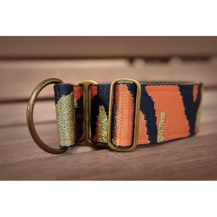 Нашийник для собак Martingale з м'якою підкладкою, 5 см, тренувальний, регульований (до 52 см обхват шиї, 58 см обхват голови), стопор 6 см, сталеві деталі