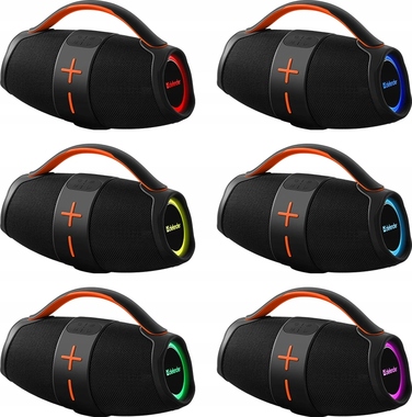 Bluetooth-колонка Defender BEATBOX 24, 25 Вт, MP3, AUX, SD, USB, TWS, LED, чорна