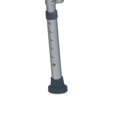 Teqler T-135303 Душовий стілець для догляду, висота регулюється 38-45 см, табурет для ванної для людей з обмеженою мобільністю