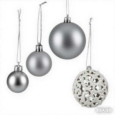 Relaxdays Set of Christmas Baubles
