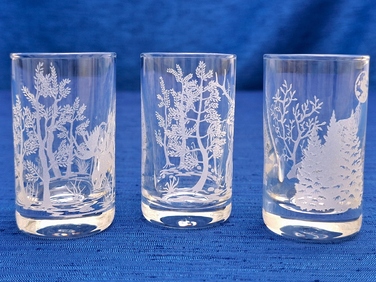 Набір чарок для горілки Art-Glass Myśliwskie, прозорі, 30 мл, 6 шт.
