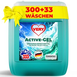 Універсальний рідкий засіб для прання VERY® Gel, 10 л, каністра