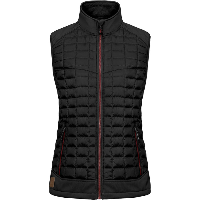 Жіноча жилетка Little Donkey Andy Легка пухова, без рукавів, для активного відпочинку, туризму, бігу, чорного кольору