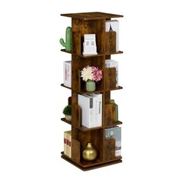 Corner Bookshelf with Industrial Design