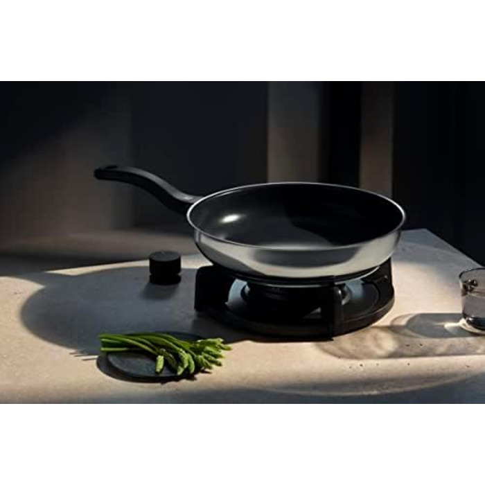 WMF Devil 24cm Non-Stick Fry Pan - Induction Compatible, Cromargan Stainless Steel, Plastic Handle
