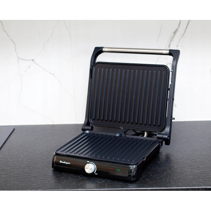 Електричний гриль Berlinger MAX-2400-W 2400 Вт, розкладний на 180°
