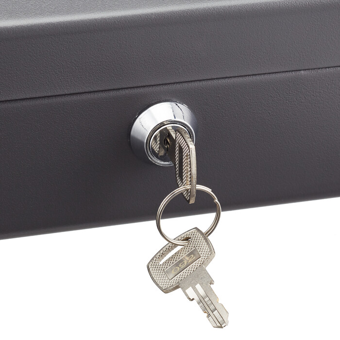 Relaxdays Cash Box with 2 Keys