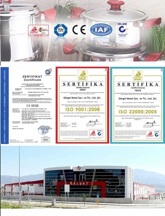 Скороварка Manheim Germania 9 л, срібляста, для індукційних плит