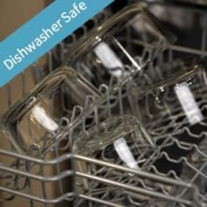 Набір контейнерів для зберігання їжі з боросилікатного скла з кришкою, BPA-free, герметичні, для мікрохвильової печі, духовка, посудомийна машина – контейнери для Meal Prep для кухні, офісу SA178-18PC