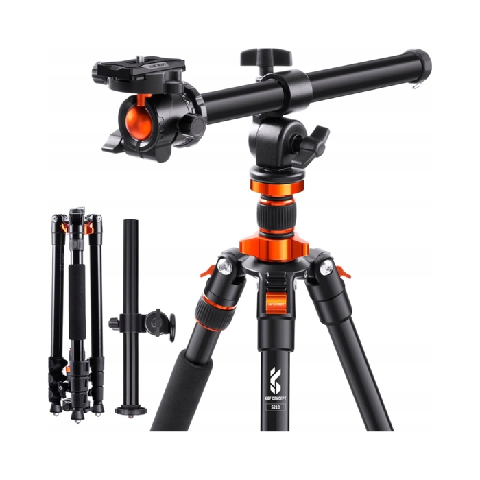 Монопод K&F Concept S210, 231 см, чорний