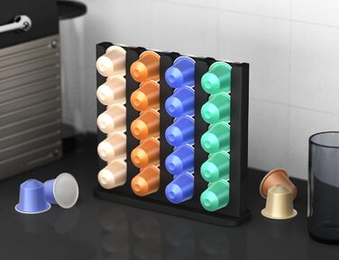 Тримач для капсул Nespresso NewGround Designs (40 капсул) - органайзер, стійка, настінний