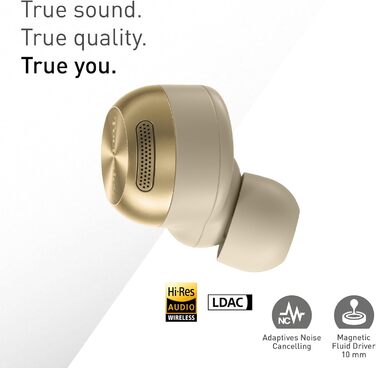 Technics EAH-AZ100E-S Бездротові навушники з активним шумозаглушенням, 10 мм драйвер, Bluetooth Multipoint, AI Voice Focus, срібні