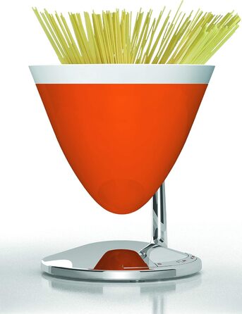 Кухонні ваги Bugatti Uma з таймером, електронним дисплеєм та знімною чашею (Оранжевий)