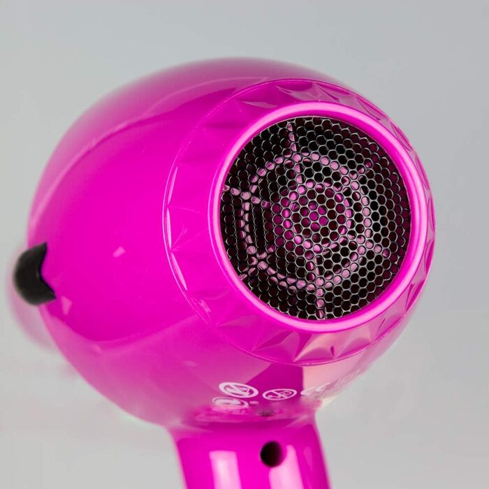 Професійний фен для волосся ID Italian Design з насадкою для укладки, 3 температурні режими, 2 швидкості, 2200W, рожевий