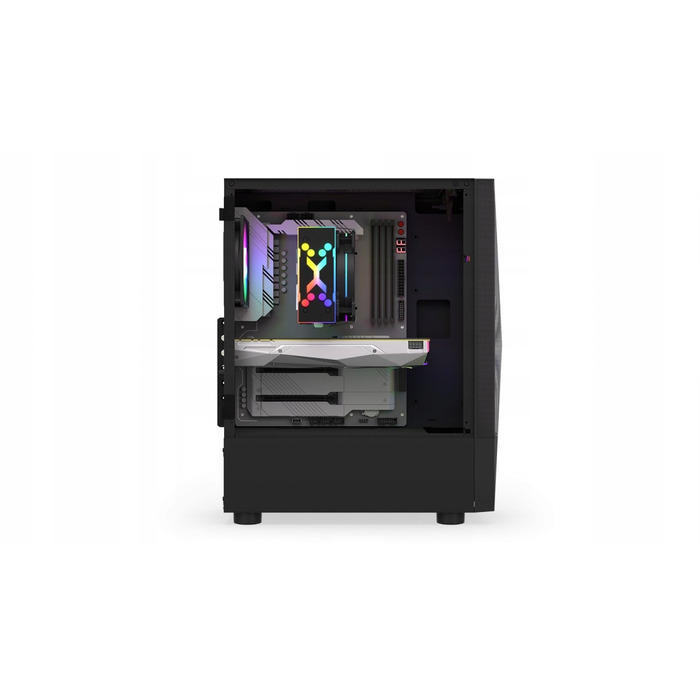 Корпус Krux Vako RGB Midi Tower, чорний