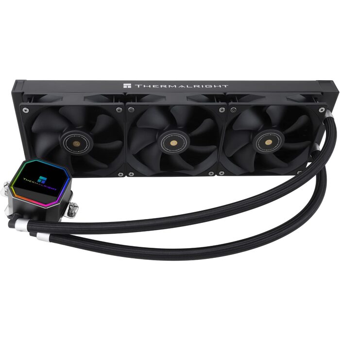 Система рідинного охолодження процесора Thermalright Frozen Prism 360 White ARGB, 360мм, 3 PWM вентилятори, для Intel LGA1700/1851, AMD AM4/AM5, Білий