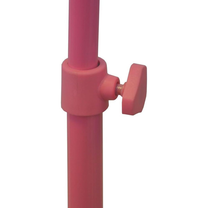Home Vida Clothes Rack, Single Clothes Rail, Adjustable, Pink