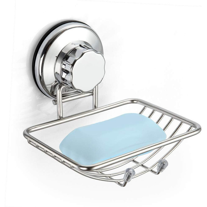 Тримач для мила з присосками SANNO, нержавіюча сталь, для ванної кімнати та кухні