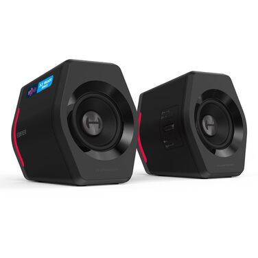 Edifier G2000 - Ігрова Bluetooth колонка з RGB підсвічуванням та 3 режимами звучання (Чорний)