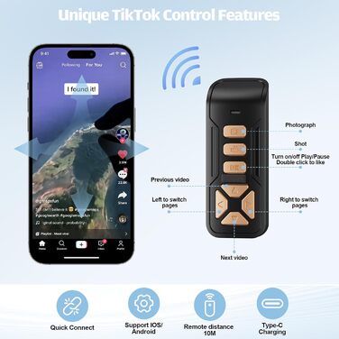 Avaspot штатив-селфістик 180,3 см з LED-підсвічуванням та пультом ДУ – для iPhone, Android, GoPro, камер