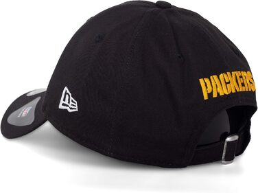 Кепки New Era - Бейсболки MLB NBA NFL - Лімітовані дизайни: Yankees, Lakers, Bulls, Raiders, Chiefs, Dodgers, Seahawks, Sox, 49ers, Green Bay Packers (Чорний V3)