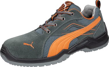 Черевики робочі PUMA SAFETY Omni Low S1P SRC з металевим носком, сіро-помаранчеві, 40 EU