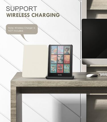 Чохол MoKo для Kindle Paperwhite 12th Gen (2024) та Kindle Colorsoft Signature Edition (2024), PU-захист, авто-сон/пробудження, PC-кришка, квітковий дизайн на білому тлі