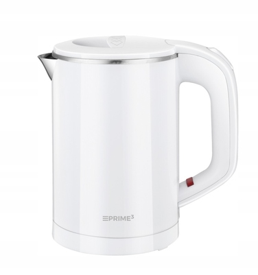Електричний чайник PRIME3 SEK11, 0,6 л, 800 Вт, білий