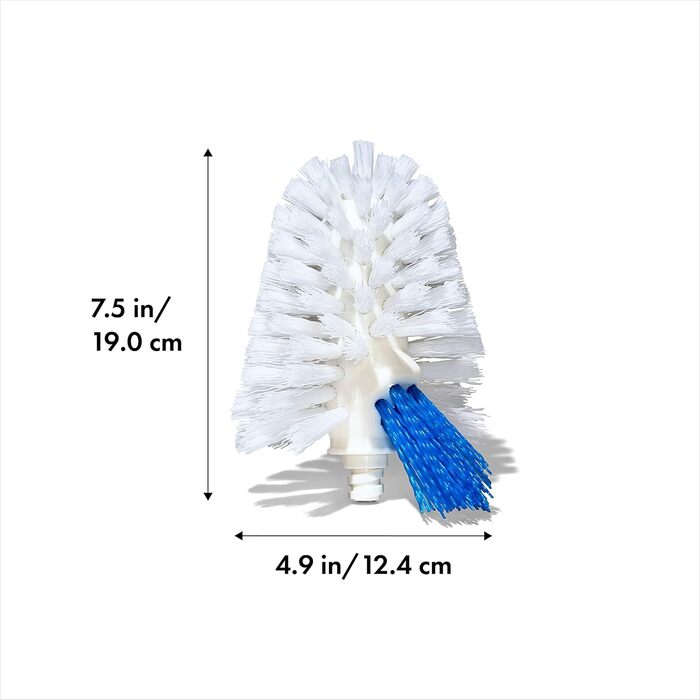 OXO Good Grips Toilet Brush with Rim Cleaner Replacement Head Refill Pack