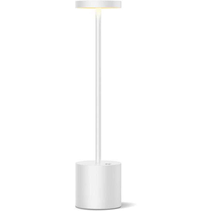 Бездротова LED лампа SLSMD для столу з акумулятором 5000mAh, регульована яскравість, USB-зарядка, для дому та вулиці, 34 см