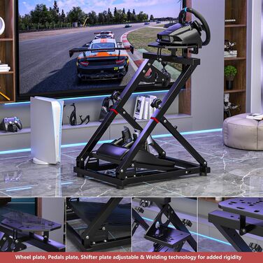 Тримач для ігрового керма Racing Steering Wheel Stand для Logitech G29 G920 G923 G27 G25 та Thrustmaster T248 T300 TS-PC TX для PS5 PS4 Xbox PC