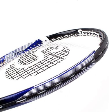 Тенісний racket Senston для професійних тренувань: ракетка для жінок та чоловіків з сумкою, овергрипом та демпфером вібрацій, блакитний, 27 дюймів