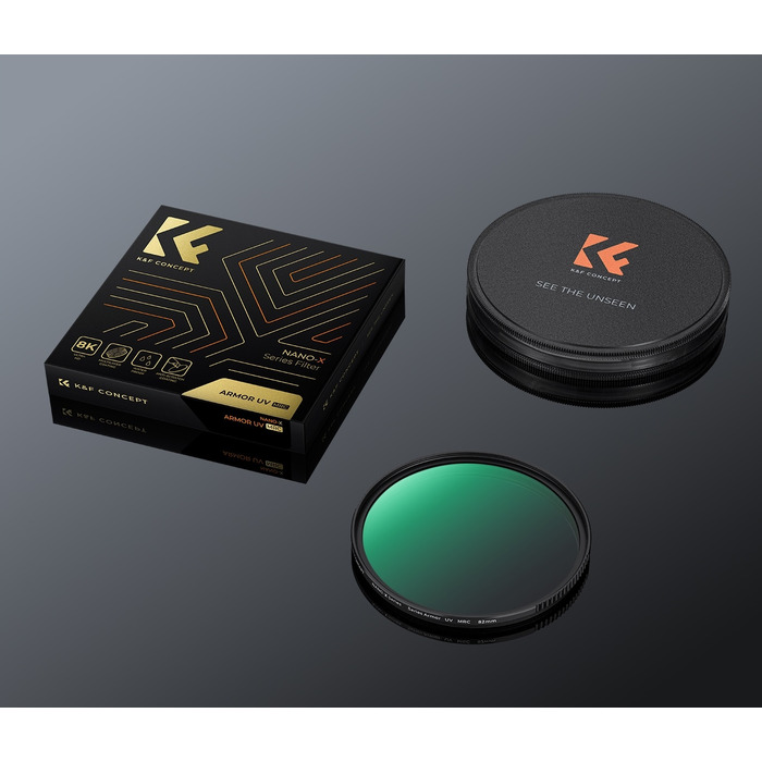 Покращений ультрафіолетовий фільтр K&F Concept NANO-X MRC ARMOR UV, 43 мм