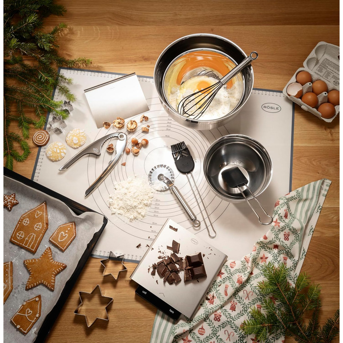 Венчик кухонний RÖSLE Silikon, 27 см, нержавіюча сталь 18/10, термостійкий до 220°C, для миття в посудомийній машині