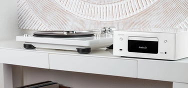 Вініловий програвач Denon DP-400, білий