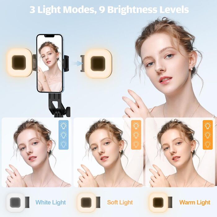 Avaspot штатив-селфістик 180,3 см з LED-підсвічуванням та пультом ДУ – для iPhone, Android, GoPro, камер