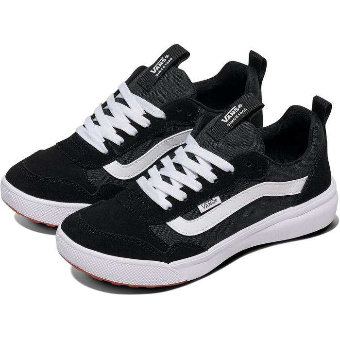 Кросівки Vans Range Exp для жінок, 39 розмір EU, замша та канвас, чорно-білі