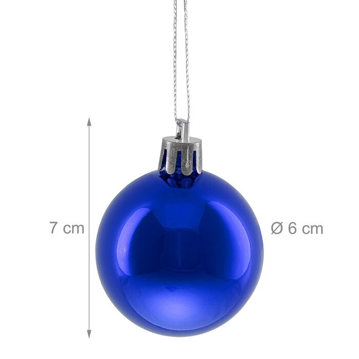 Relaxdays Set of 50 Christmas Baubles