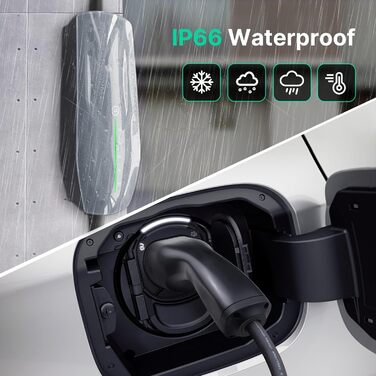 Мобільна зарядна станція (Wallbox) 11 кВт, CEE роз'єм, 6м, 3 фази, 6-16A, Type 2 кабель для електромобілів (EV/PHEV), IP66