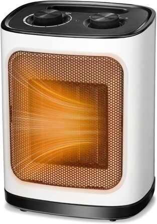 Масляний радіатор COWSAR: Енергозбереження, Швидкий нагрів, 3 режими, захист від перекидання та перегріву, 1200W для вітальні та спальні, білий