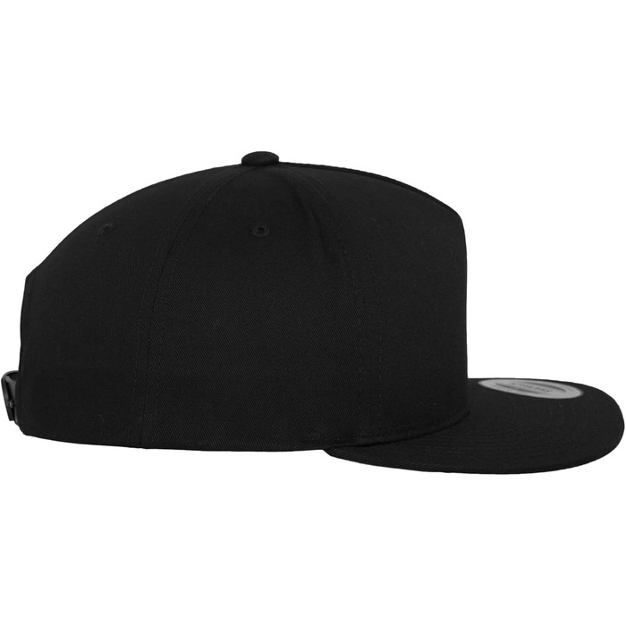 Кепка Flexfit Classic 5 Panel Snapback, унісекс, чорний колір