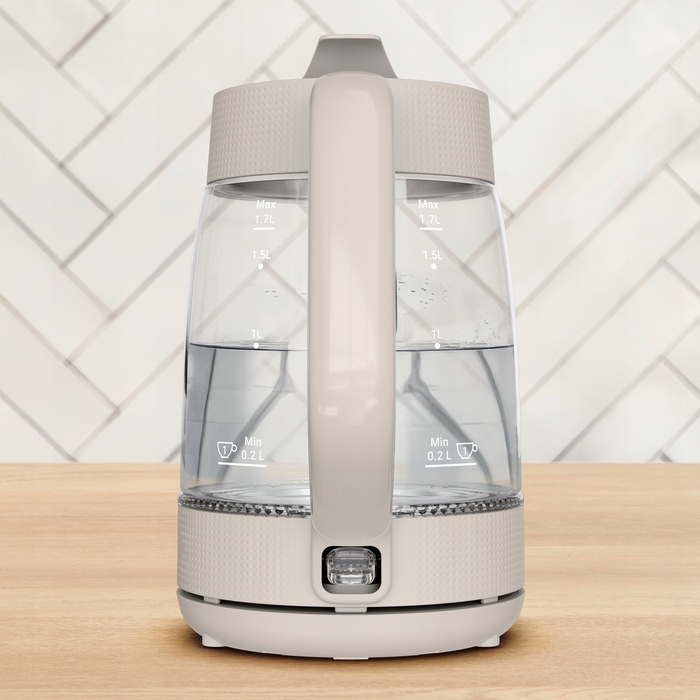 Електричний чайник Tefal KO2G0BE0, 2000 Вт, 1,7 л, прозорий