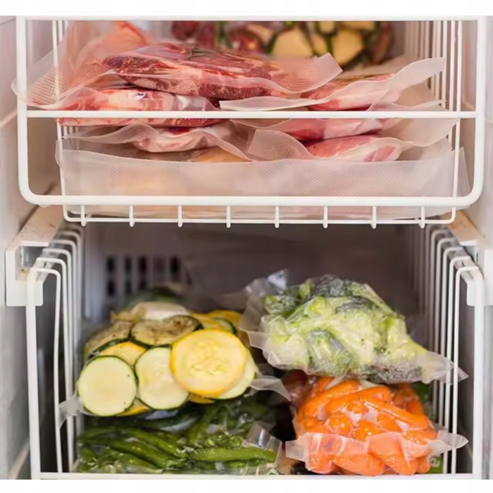 Вакууматор для продуктів, вакуумний пакувальник 100 Вт + 10 пакетів у подарунок
