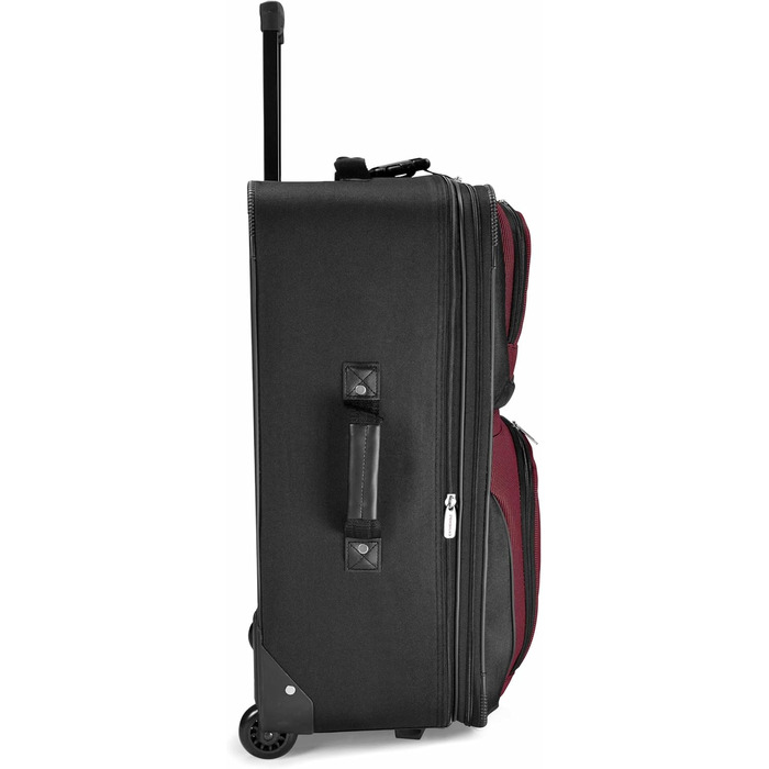 Набір валіз Travel Select Amsterdam (8 шт.) - червоний, оранжевий, сірий, 88 літрів, розширюваний, з розширенням